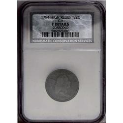 1794 1/2 C --Corroded--NCS. Fine Details. C-9, B-9, R.2 1794[1/2 C]--Corroded--NCS. Fine Details.
