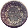 Image 2 : 1833 1/2 C PR65 Brown NGC. Fully reflective and irides 1833[1/2 C] PR65 Brown NGC.