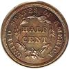 Image 2 : 1856 1/2 C PR65 Brown PCGS. B-3, R.4. The T in CENT is 1856[1/2 C] PR65 Brown PCGS.