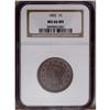 Image 1 : 1852 1C MS66 Brown NGC. N-18, R.3. This satiny Premium 1852[1C] MS66 Brown NGC.