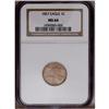Image 1 : 1857 1C MS64 NGC. This pleasing near-Gem is honey-gold 1857[1C] MS64 NGC.