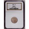Image 1 : 1862 1C MS66 NGC. Bright copper-tan surfaces are devoi 1862[1C] MS66 NGC.