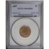 Image 1 : 1869 1C MS65 Red and Brown PCGS. Snow-3d Die stage C, 1869[1C] MS65 Red and Brown PCGS.