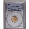 Image 3 : 1876 1C MS65 Red PCGS. Reddish-orange surfaces with a 1876[1C] MS65 Red PCGS.