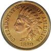 Image 1 : 1880 1C PR67 Red PCGS. A lovely peach-gold Superb Gem 1880[1C] PR67 Red PCGS.