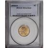 Image 1 : 1910-S 1C MS65 Red PCGS. Attractive coppery-gold patin 1910-S[1C] MS65 Red PCGS.