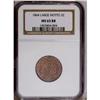 Image 1 : 1864 2C Large Motto MS65 Red and Brown NGC. Boldly str 1864[2C] Large Motto MS65 Red and Brown NGC.