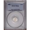 Image 1 : 1851 3CS MS66 PCGS. Intense luster radiates from silve 1851[3CS] MS66 PCGS.