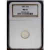 Image 1 : 1857 3CS MS63 NGC. Softly struck near the left side bo 1857[3CS] MS63 NGC.