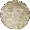 Image 1 : 1858 3CS MS65 PCGS. Final year of the elusive Type Two 1858[3CS] MS65 PCGS.