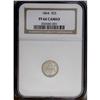 Image 3 : 1864 3CS PR66 Cameo NGC. The highly reflective fields 1864[3CS] PR66 Cameo NGC.