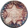 Image 1 : 1872 3CS PR66 Cameo NGC. Well struck with light die cl 1872[3CS] PR66 Cameo NGC.
