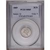 Image 1 : 1869 3CN MS65 PCGS. The strike is unusually crisp for 1869[3CN] MS65 PCGS.