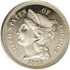 Image 1 : 1865 3CN PR66 Cameo PCGS. All four digits in the date 1865[3CN] PR66 Cameo PCGS.