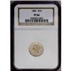 Image 1 : 1882 3CN PR66 NGC. An intricately struck Premium Gem w 1882[3CN] PR66 NGC.