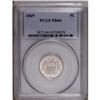 Image 1 : 1869 5C PR66 PCGS. The strike is bold overall, save fo 1869[5C] PR66 PCGS.