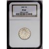 Image 1 : 1903 5C PR65 NGC. A thin veneer of gold color overlays 1903[5C] PR65 NGC.
