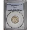 Image 1 : 1913-S 5C Type One MS64 PCGS. Soft satiny luster and p 1913-S[5C] Type One MS64 PCGS.