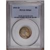 Image 1 : 1915-D 5C MS64 PCGS. Lavish gold, lilac, lime, and ros 1915-D[5C] MS64 PCGS.