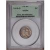 Image 1 : 1916-D 5C MS64 PCGS. An older holder near-Gem with exe 1916-D[5C] MS64 PCGS.