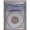 Image 1 : 1927-D 5C MS64 PCGS. Delicate rose-gray pastels endow 1927-D[5C] MS64 PCGS.