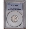 Image 1 : 1928 5C MS66 PCGS. A lustrous battleship-gray Premium 1928[5C] MS66 PCGS.