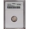Image 1 : 1834 H10C 3/Inverted 3 MS62 ANACS. V-5, LM-1, R.2. Thi 1834[H10C] 3/Inverted 3 MS62 ANACS.