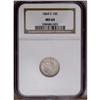 Image 3 : 1864-S 10C MS64 NGC. An extremely important opportunit 1864-S[10C] MS64 NGC.