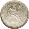 Image 1 : 1871-CC 10C MS61 NGC. Only once before have we offered 1871-CC[10C] MS61 NGC.