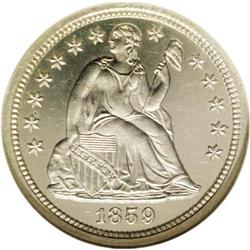 1859 10C Transitional PR65 NGC. Under the Directorship 1859[10C] Transitional PR65 NGC.