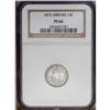 Image 3 : 1873 10C Arrows PR66 NGC. Taupe and gold toning with a 1873[10C] Arrows PR66 NGC.