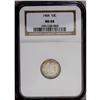 Image 1 : 1904 10C MS64 NGC. The obverse is bathed in light gold 1904[10C] MS64 NGC.
