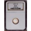 Image 1 : 1908-D 10C MS65 NGC. A bold striking that is gently co 1908-D[10C] MS65 NGC.