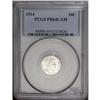Image 1 : 1914 10C PR64 Cameo PCGS. The silver-white devices are 1914[10C] PR64 Cameo PCGS.