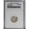 Image 1 : 1916-D 10C --Cleaned--ANACS. Fine 12 Details. Pastel gr 1916-D[10C]--Cleaned--ANACS. Fine 12 Details