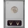 Image 2 : 1916-D 10C --Cleaned--ANACS. Fine 12 Details. Pastel gr 1916-D[10C]--Cleaned--ANACS. Fine 12 Details