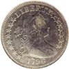 Image 1 : 1796 25C VF20 PCGS. B-2, R.3. The 1796 is a widely rec 1796[25C] VF20 PCGS.