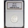 Image 3 : 1839 25C No Drapery MS63 Prooflike NGC. 1839[25C] No Drapery MS63 Prooflike NGC.