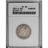 Image 1 : 1851-O 25C VF30 ANACS. Briggs-1A. Only 88,000 pieces w 1851-O[25C] VF30 ANACS.