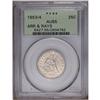 Image 1 : 1853/4 25C Arrows and Rays AU55 PCGS. FS-003, Briggs 1 1853/4[25C] Arrows and Rays AU55 PCGS.