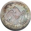 Image 2 : 1857 25C MS67 NGC. Blue-green, gold, and salmon-pink c 1857[25C] MS67 NGC.