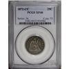 Image 3 : 1872-CC 25C XF40 PCGS. A deeply toned key Carson City 1872-CC[25C] XF40 PCGS.