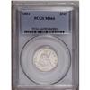 Image 1 : 1884 25C MS64 PCGS. A hint of olive toning is present, 1884[25C] MS64 PCGS.