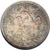 Image 2 : 1885 25C MS66 NGC. The obverse is only partly toned in 1885[25C] MS66 NGC.