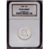 Image 3 : 1869 25C PR66 Cameo NGC. Icy devices provide exception 1869[25C] PR66 Cameo NGC.