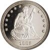 Image 1 : 1882 25C PR66 Cameo NGC. The devices are exquisitely f 1882[25C] PR66 Cameo NGC.