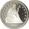 Image 1 : 1890 25C PR64 Deep Cameo PCGS. An elegant appearance g 1890[25C] PR64 Deep Cameo PCGS.