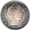 Image 1 : 1896 25C PR67 NGC. Dark green-blue and russet-gold ton 1896[25C] PR67 NGC.