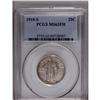 Image 1 : 1918-S 25C MS63 Full Head PCGS. The obverse has gray, 1918-S[25C] MS63 Full Head PCGS.