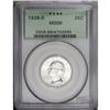 Image 1 : 1939-D 25C MS66 PCGS. Milky-white surfaces swirl with 1939-D[25C] MS66 PCGS.